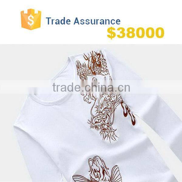 Wholesale - Men Tee Chinese Style Fashion Long-sleeved T-shirt Printing