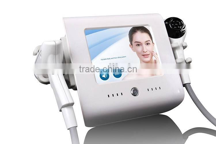 facial lifting fractional thermal rf high intensity focused ultrasound HIFU for face lifting and body