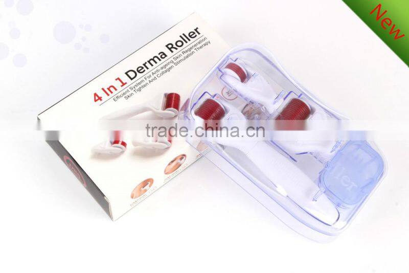 2016 Face skin derma roller portable microneedle roller