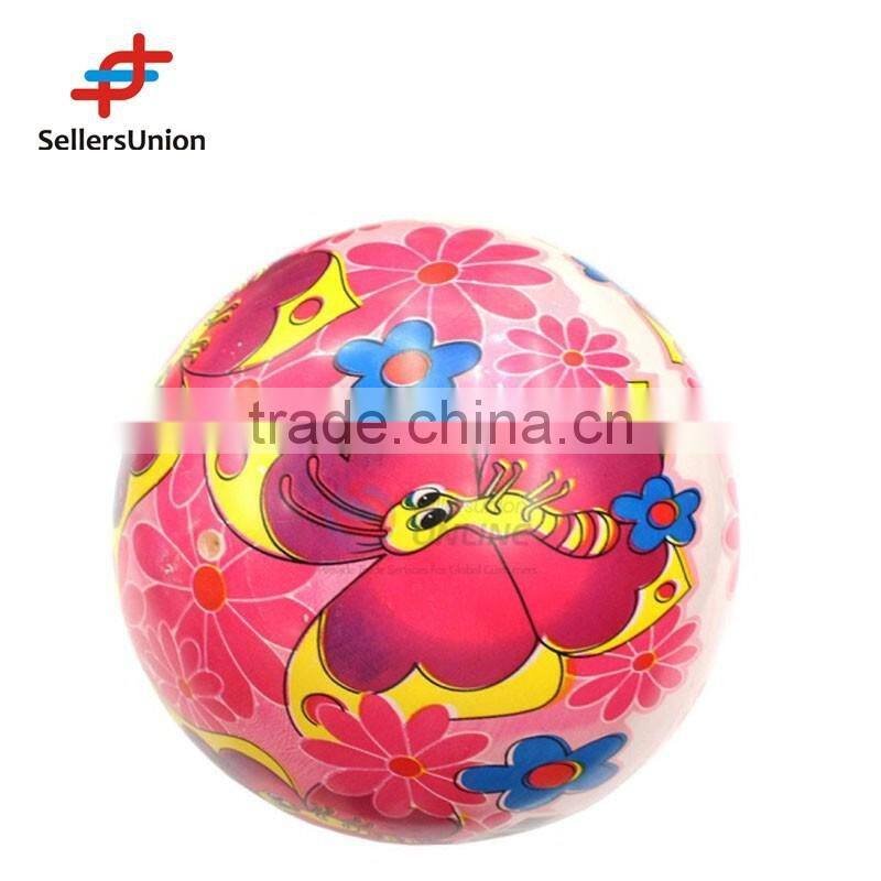 No. 1 yiwu agent Colorful printed inflatable beach ball PVC toy ball