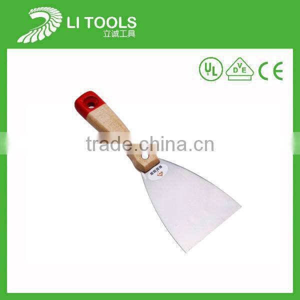 hot selling wood handle plastic wide blade putty knife