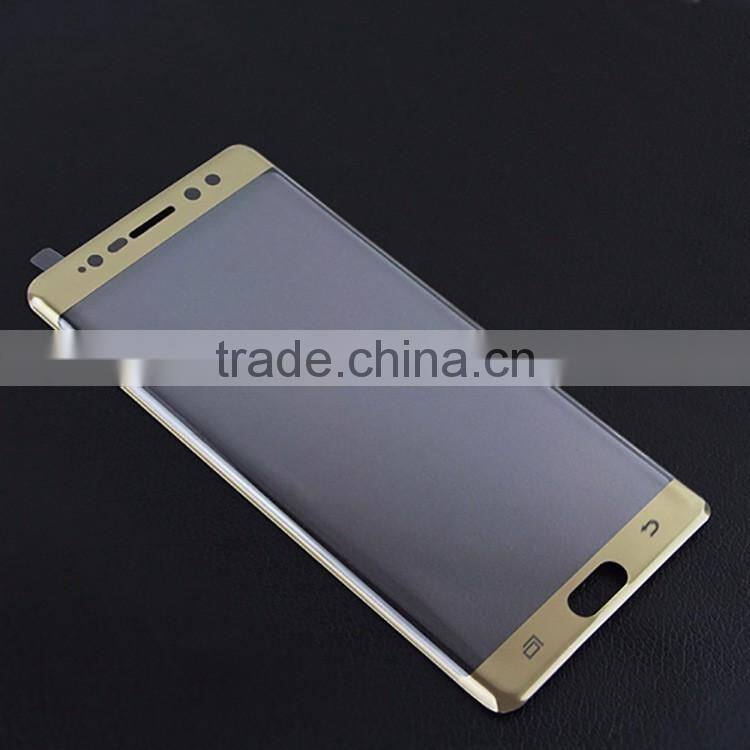 9H0.2MM 3D Curved Full Coverage Tempered Glass Screen Protector For Galaxy Note7 Glass Silk print Glass Curved Glass