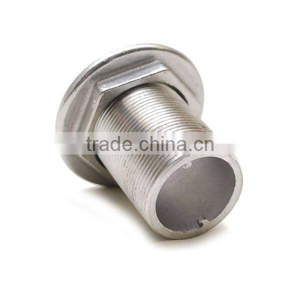 China stainless steel boat thru hull fittings ,yacht thru hull fitting,thru hull outlets with key