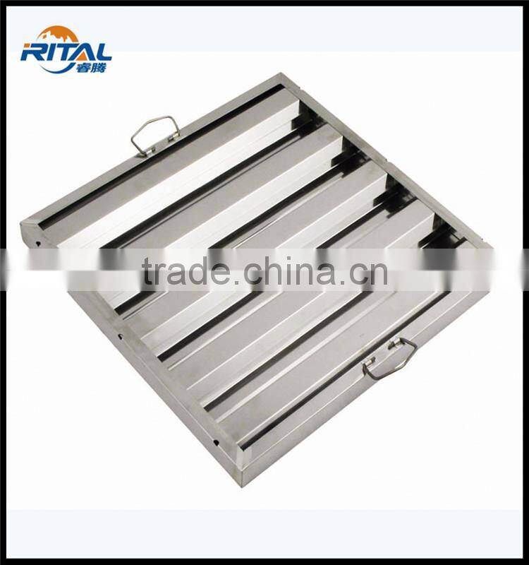 kitchen range hood stainless steel baffle grease filter