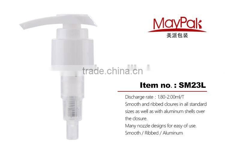Screw down pp plastic lotion dispenser pump for shampoo bottle