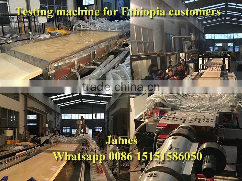 Hot sale PVC Wood Plastic Composite Panel Extruder