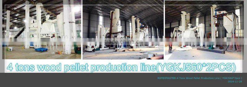 Tree branch pellet making machine with auto lubrication system