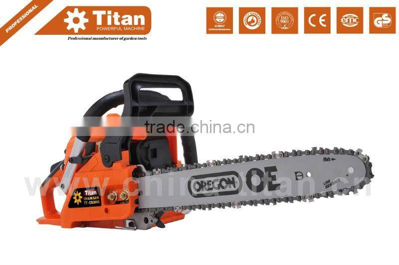 Titan 38CC gas chain saw with CE, MD certifications tools