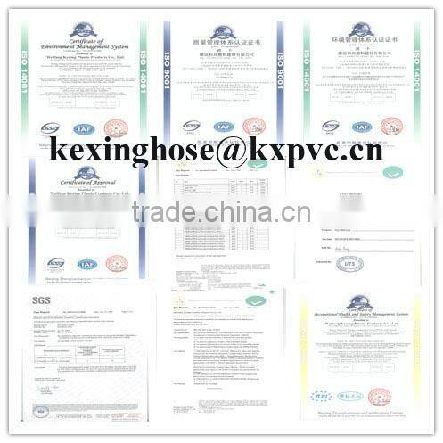 Premium plastic PVC Sanitary hose with SGS certificates