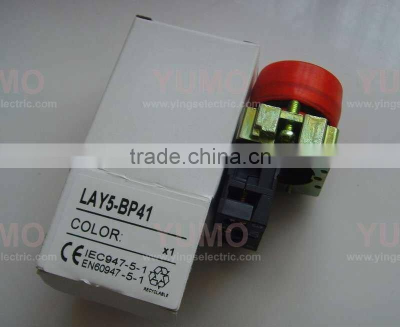 Push Button plastic bezel pushbutton switchLAY5-BP41