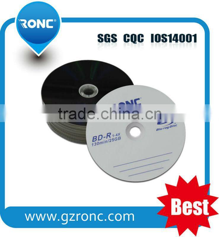 High capacity 25GB BD R disc for Burn Music Disc Blu-Ray Disc