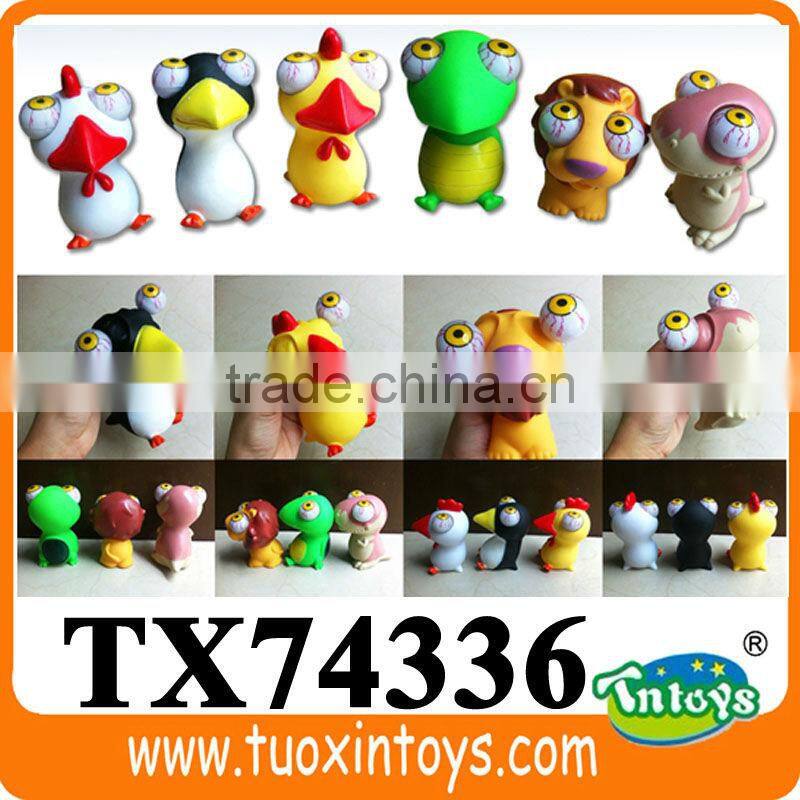 mini rubber animals, small rubber animal toys