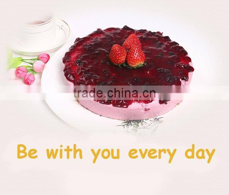 5536 Good quality orange color round shape silicone cake pan