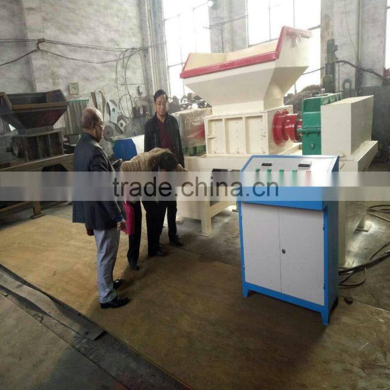 Plastic Shredder Machine/ Waste Rubber Shredder Machine/ Waste Wood Shredder Machine-- Wechat: 835019127