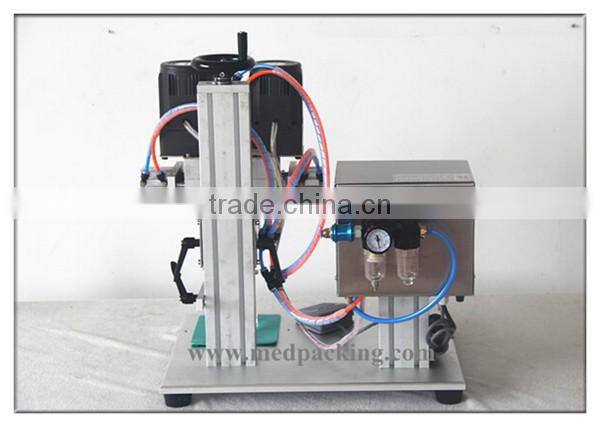Desk Top Pneumatic semi automatic capping machines triggers capping machine