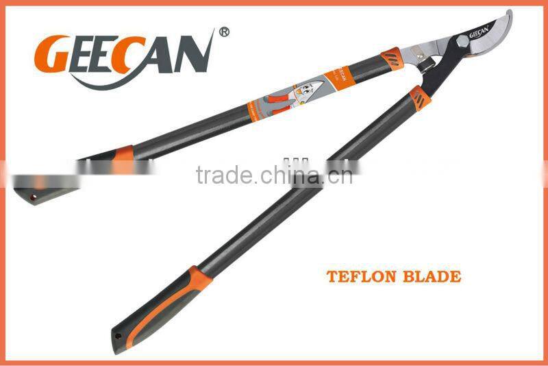 steel handle hedge bypass lopping shears