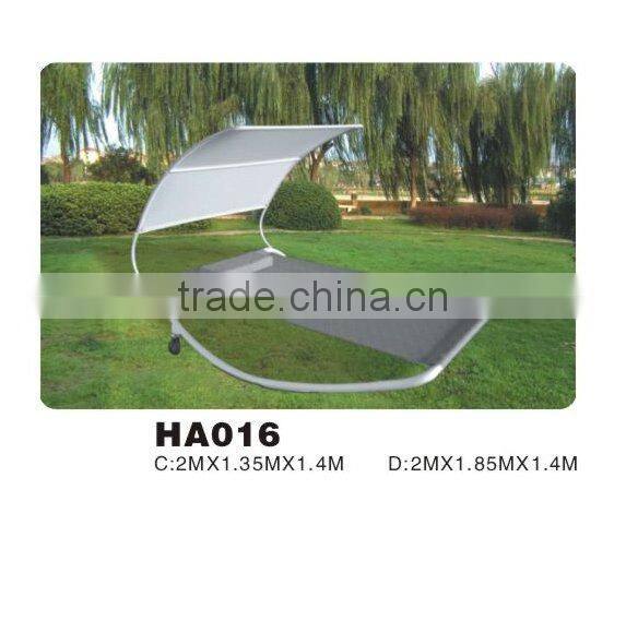 2m*1.4m white steel hammock for 2 person