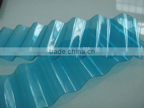 Corrugated Polycarbonate/Plastic Sheet As Roof Tile