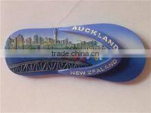 2015 slipper shape resin custom fridge magnets for home decor