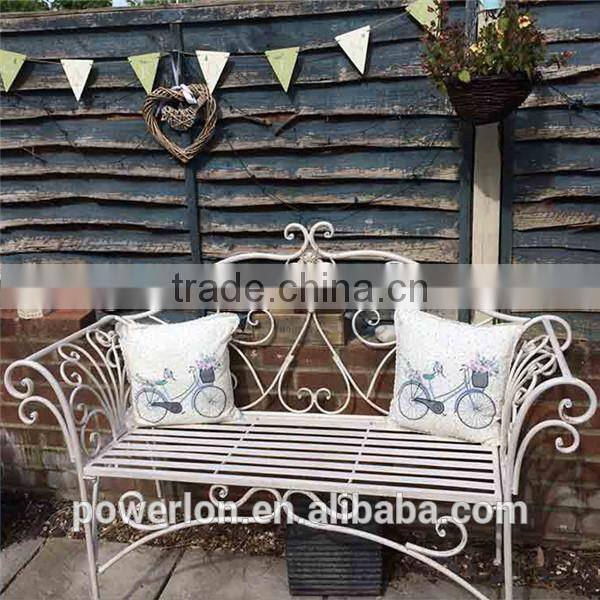 KD Garden Bench Antique Cream Fantastic