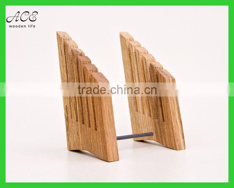 wooden file rack