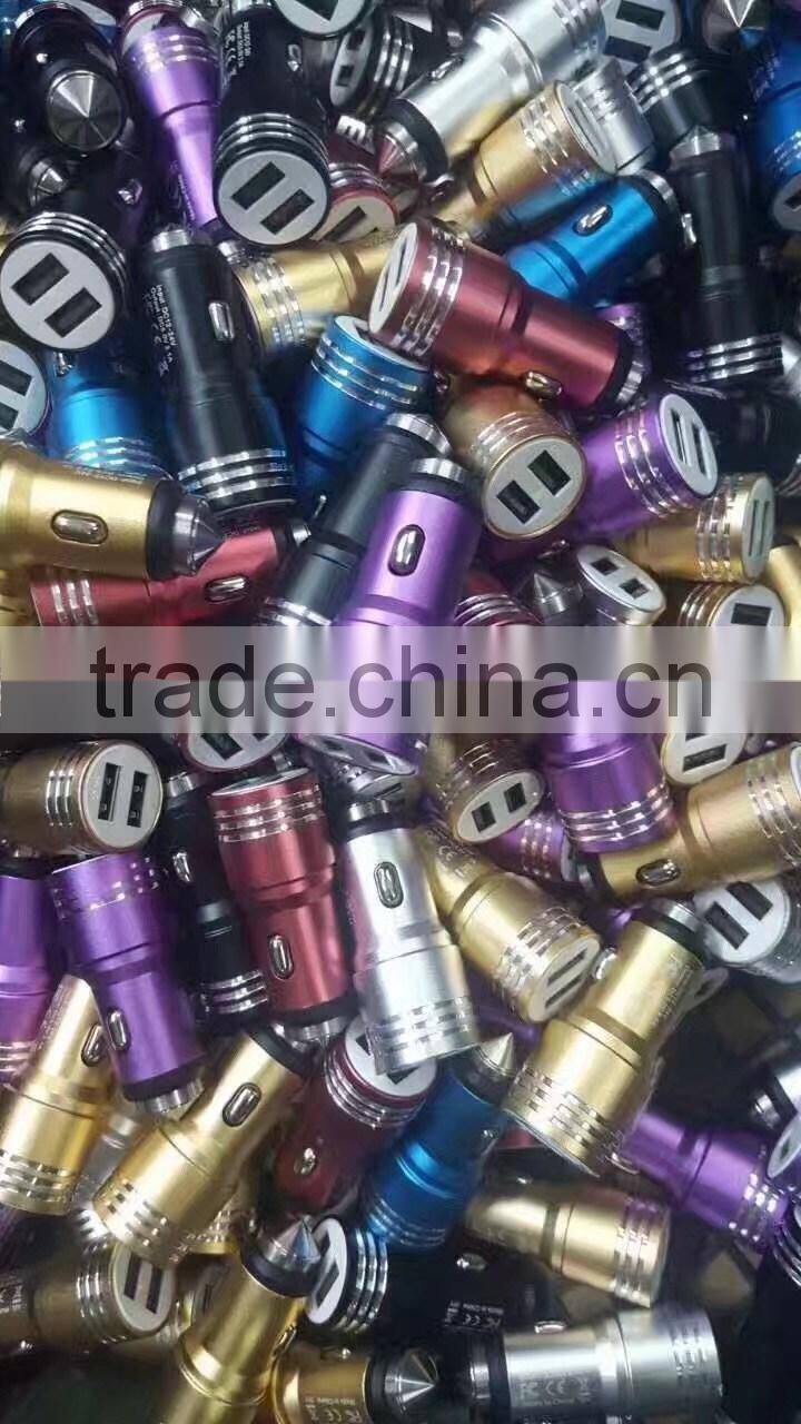 Car Charger,For Apple Iphone/Iphone 6/Ipad/Samsung Charger,Multi Cellphone Chargers