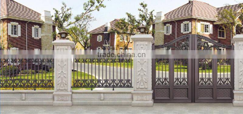 Outdoor Garden Aluminum Fencing and Gates