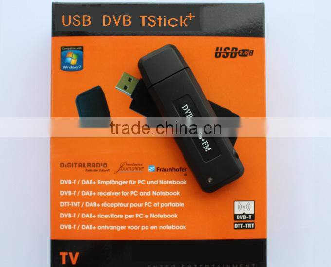 USB DVB-T & RTL-SDR Receiver, RTL2832U & R820T Tuner, MCX Input DVB-T