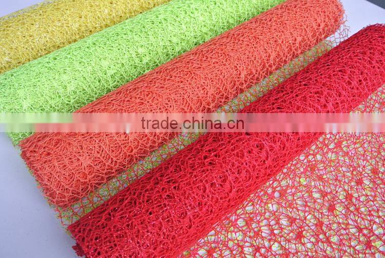 Glitter fabric for flower wrapping