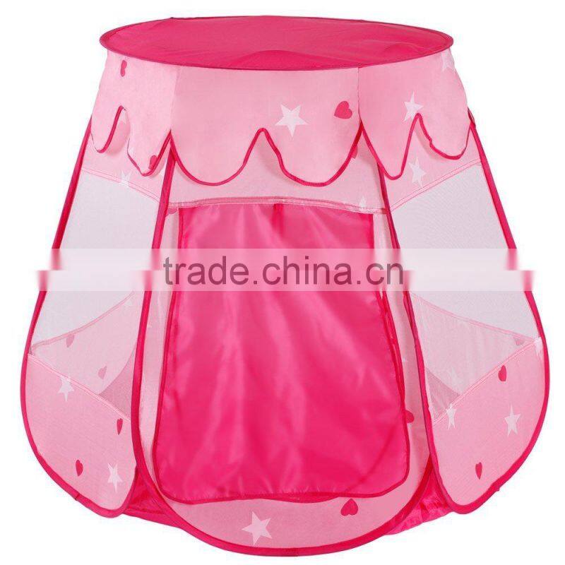 Cute pink balls house girls play tent
