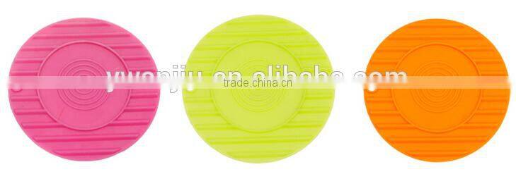 Supply creative fashion Multipurpose round silicone cup mat /insulation pad