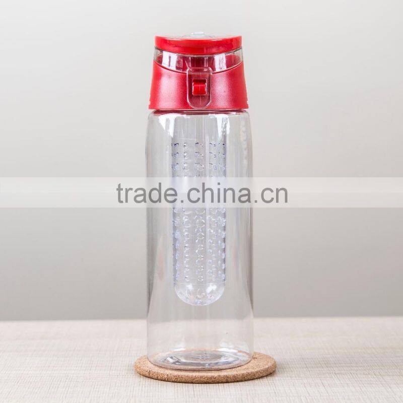 BPA Free private label Bottom Loading Fruit Infuser Water Bottle