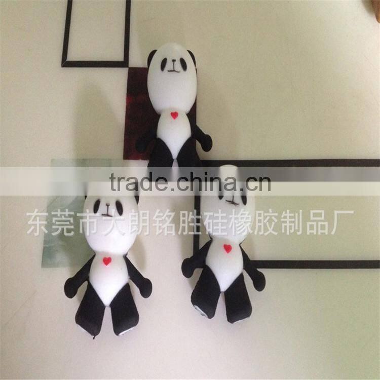 factory price lovely New design animal shape silicone kids chopstick holder giant panda chopstic holders