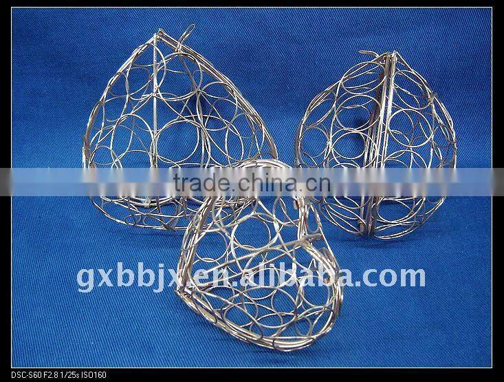 Peach metal wire festival handicraft decoration homeware