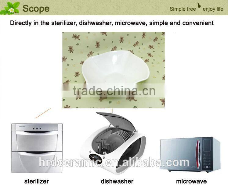 Stocked New Style Ceramic Cupcake Tray Food Dishes / salad bowl