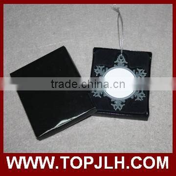 print your own picture thermal snowflake decoration for party