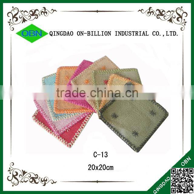 Cheap 20cm customized decorative table place mat