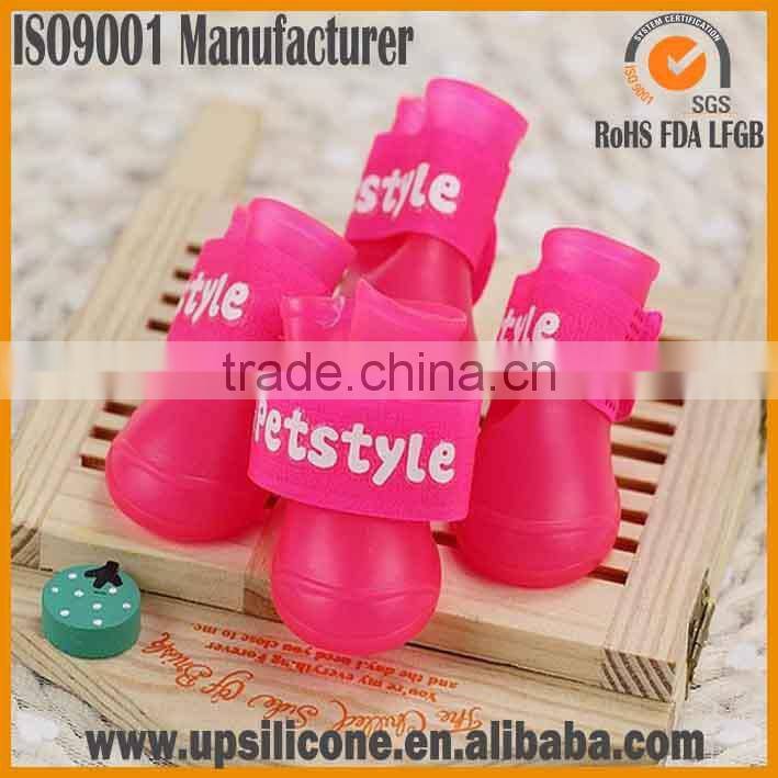 Newest indoor outdoor silicone dog shoes