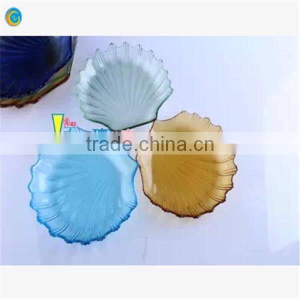 Small Square Glass Plate with Strawberry Decal