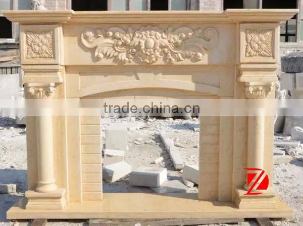 decorative china stone fireplace