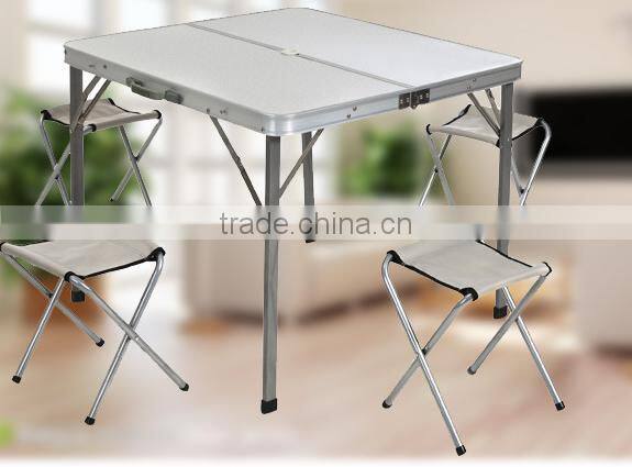 Aluminum Folding Portable Picnic Camping Set Table and Chairs