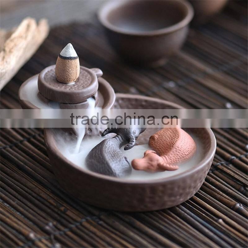 Buddhism Backflow Cattle Incense Burner