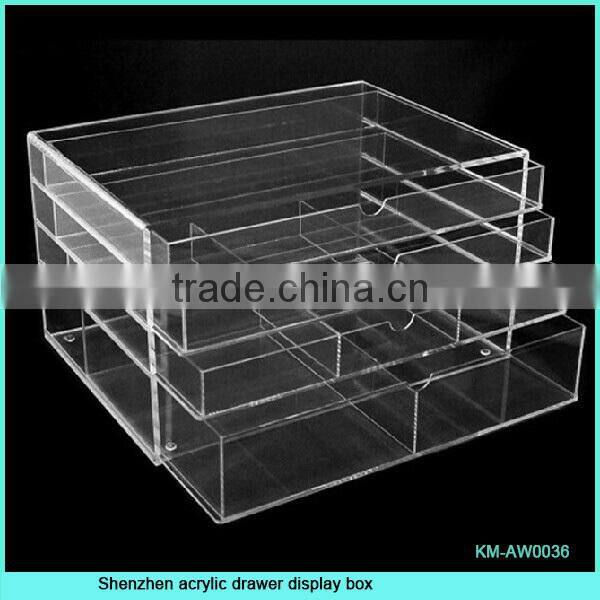 Shenzhen Custom Acrylic pull out box , acrylic drawer box