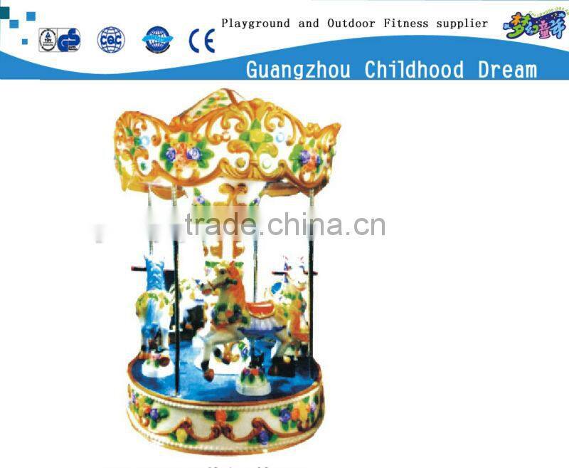 (HD-10804) Beautiful and with music 6 Seats amusement park electric riding horse toys