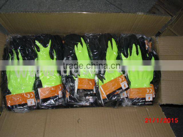 DDSAFETY Latex Coated Working Glove 13G With Nylon Polyester Liner