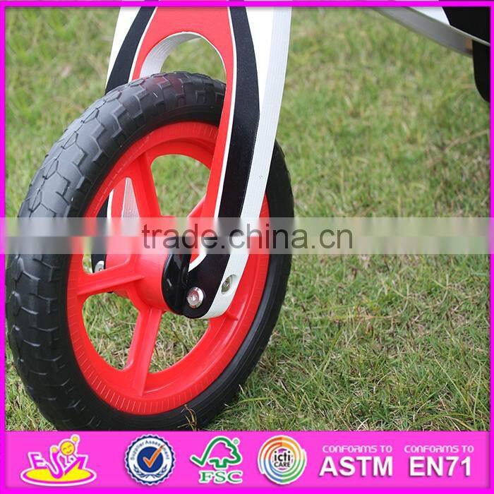 2016 new design preschool wooden balance bikes for toddlers W16C131