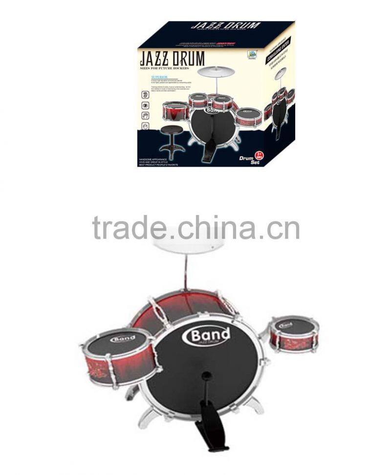 Kids toy Musical instrument jazz drum set made in China