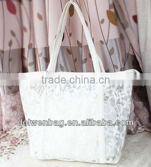 fashionable lace sling handbag for girls