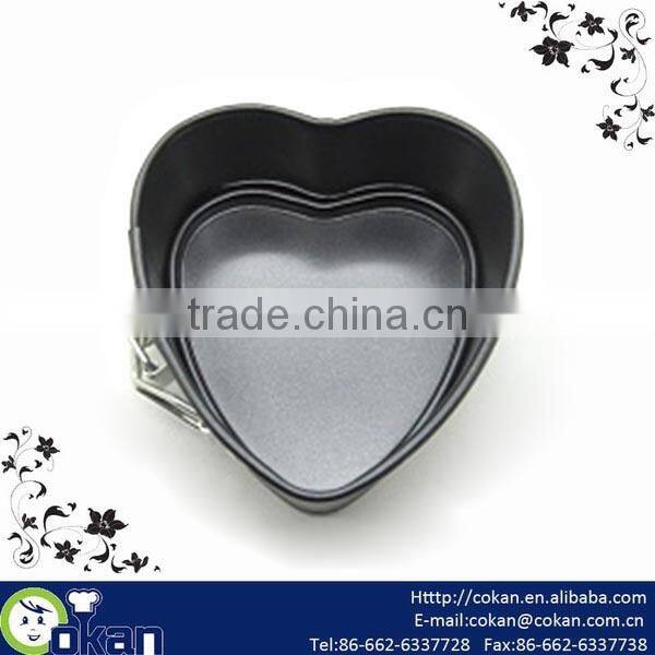 11.5cm non-stick heart shape spring form cake mold/baking mold CK-0019D