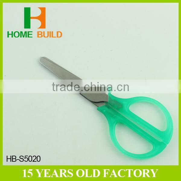 Factory price HB-S5020 5'' students round handle scissors